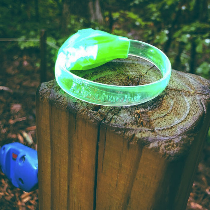 adventure park glow wrist bands