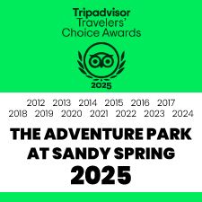 Tripadvisor Travelers' Choice Awards 2012-2025 for The Adventure Park at Sandy Spring
