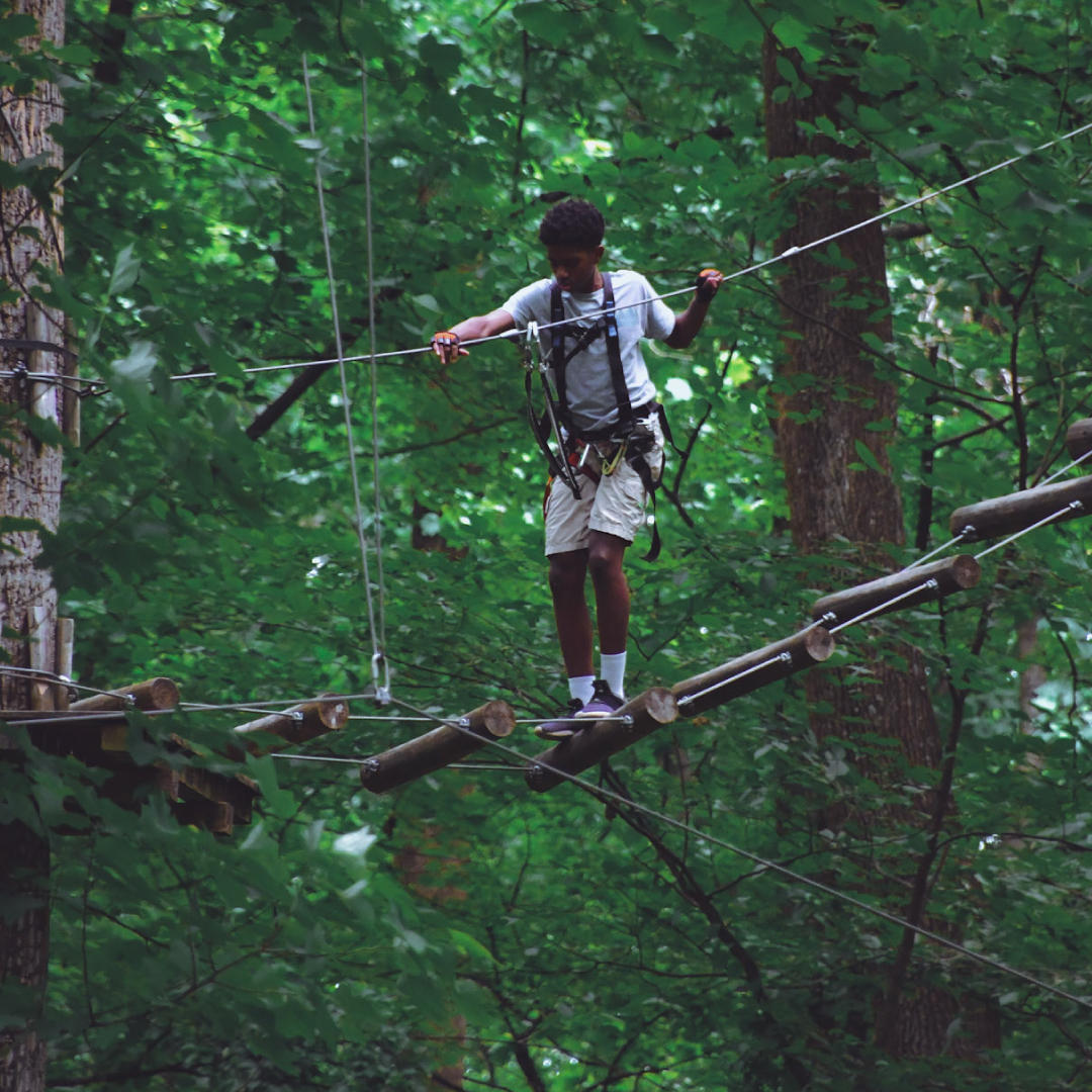 High ropes climbing