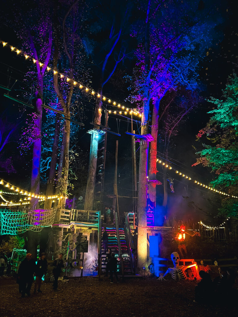 Night time Halloween ambience