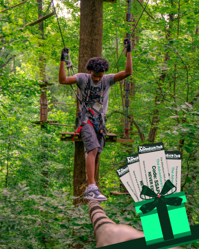 Holiday sale climbing gift - 4 pack of tickets